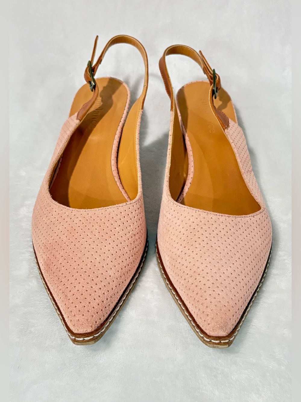Sundance Bernadette Slingback Suede Mules